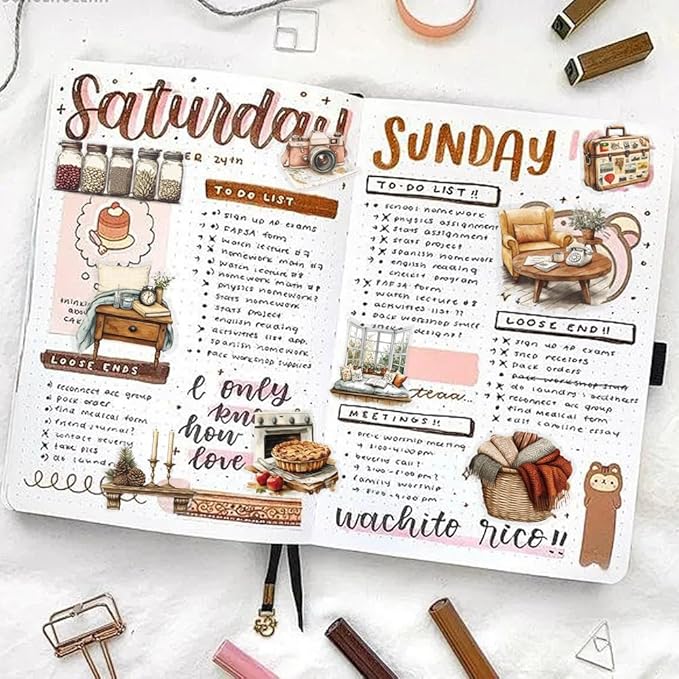 50Pcs Waterproof Vintage Stickers,Scrapbooking Supplies Kit,Aesthetic Decorative Craft Sticker for Planner, Bullet Journaling, Junk Journal, Water Bottles, Laptop, Retro Craft.Retro Scene