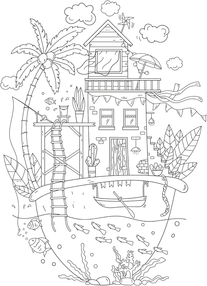 Spring Theme Adult Coloring Book - 9x12 Inch Large Single-Sided Pages, 200gsm Thick Paper for Markers & Watercolor, Easter Gift for Women - Coloring Books for Adult Relaxation