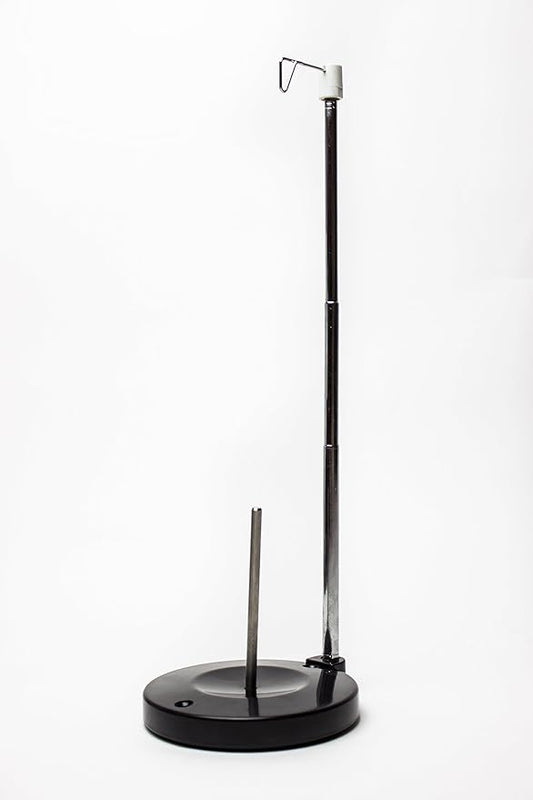Embroidex Adjustable Single Thread Spool Holder – Stand alone Embroidery, Sewing or Quilting Thread Holder or Stand – Ensures Smoother Feed = Heavy Plastic Base