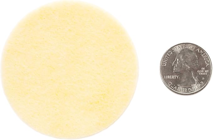 Playfully Ever After Cream Off-White Craft Felt Circles (2.5 Inch - 46pc)