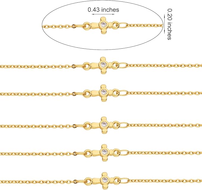 3.28 Feet 1M Clear Cubic Zirconia Cross Link Chains Unwelded Brass Cable Chains Gold Plated Link Chain Bulk for Jewelry Necklace Making