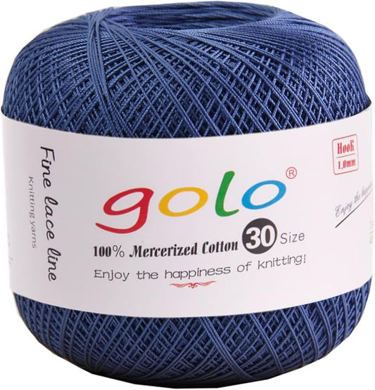 golo Crochet Thread Crochet Yarn for Hand Kniting Tatting Yarn 202