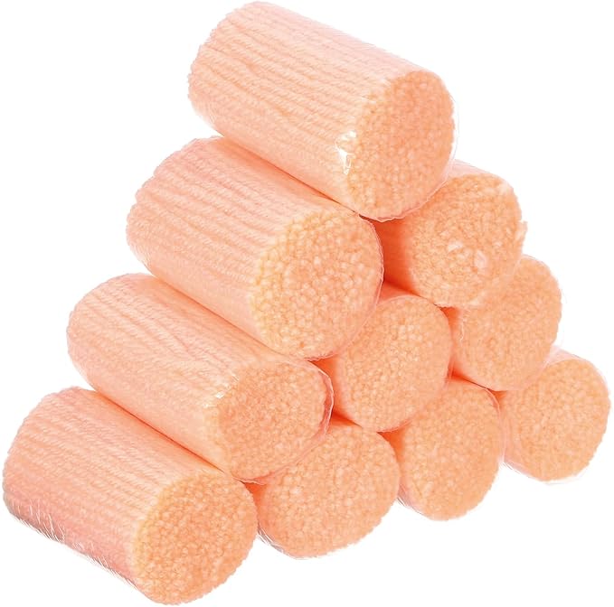 PATIKIL 10 Rolls Latch Hook Yarn, Latch Hook Kit Yarn Precut Hook Rugs Yarn Making Crochet Bundles for Latch Hook Rug Adults Beginners Tapestry DIY Craft, Light Pink