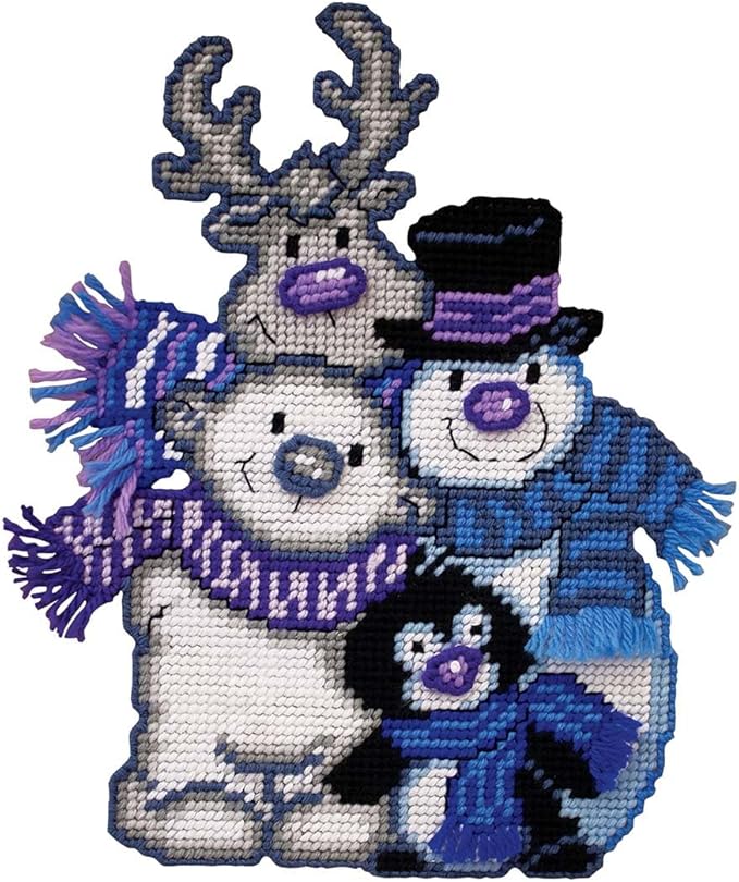 Winter Pals Plastic Canvas Wall Décor Kit
