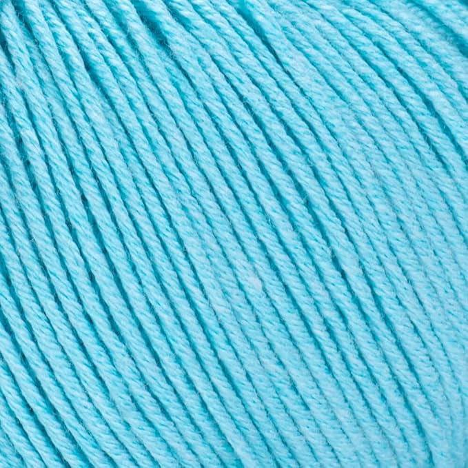 YarnArt Baby Cotton Yarn - Soft Knitting Yarn for Baby & Summer, 50% Cotton 50% Acrylic, 1.76 Oz, 180.44 Yds, Ideal for Amigurumi & Crochet Projects (1, 446)