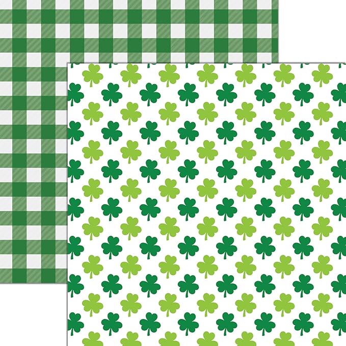 Reminisce St. Patrick's Plaid Scrapbook Collection Kit