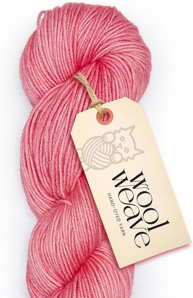 Superwash Merino Wool Yarn for Knitting & Crocheting - Premium Hand Dyed Yarn, 100gr, 240 Yards, Dk Weight - Luxurious, Soft & Durable