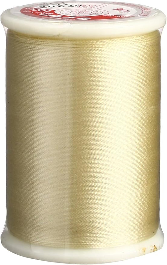 Superior Threads Tire Silk #50 3-Ply 50-Weight High Sheen Silk Embroidery Quilting Sewing Thread - 109 Yard Spool (#156 Tapioca)