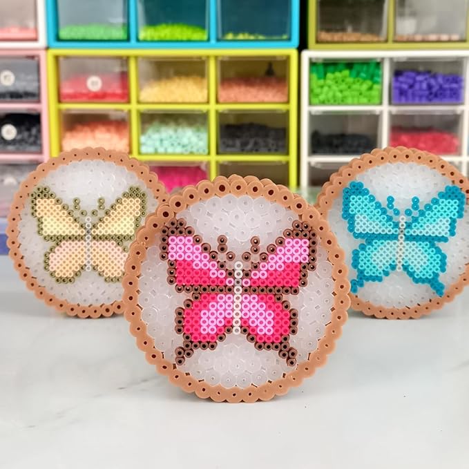 ARTKAL Fuse Beads 6000 Melty Beads Compatible 5 mm Perler and Hama Bead, Transparent, ST1