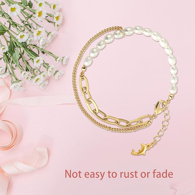 30 Pcs Necklace Extenders,18K Gold Plated Necklace Extender 55 mm,Chain Extender with Dolphin Pattern Chain Tabs for Jewelry Making