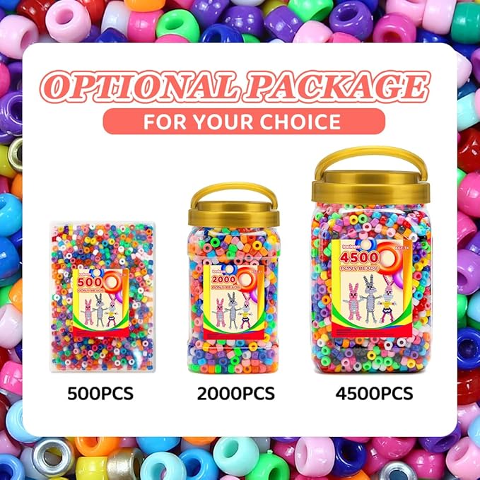 iooleem pony beads(2000pcs earth-tone colored pony beads), beads for jewelry making, beads for crafts, beading supplies, arts & crafts materials for jewelry making.