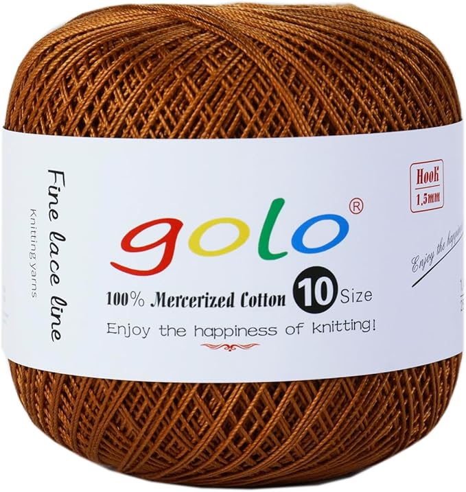 golo Crochet Thread Size10 Yarn for Hand Knitting Crochet Yarn 232