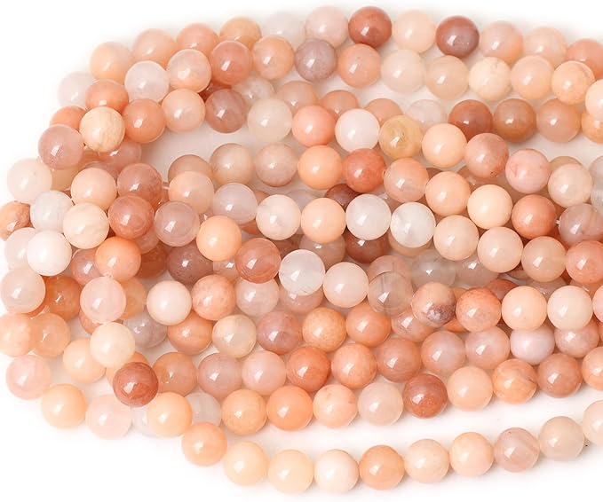 cheavian 35pcs 10mm natural pink aventurine round loose beads for jewelry making diy bracelet necklace materials 1 strand 15"