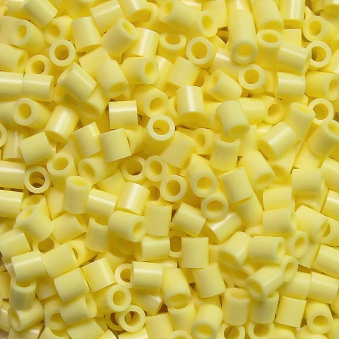 ARTKAL Fuse Beads 6000 Melty Beads Compatible 5 mm Perler and Hama Bead, Yellow, S52