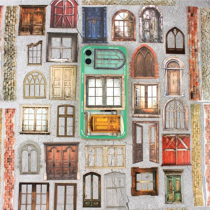 Diuhofart Vintage Scrapbooking Kit, 90 Sheets Garden Theme, Scrapbook Stickers and Decorative Papers Collage Materials, Ephemera for Junk Journal Supplies, Journaling, Crafts Arts, Scrap Booking