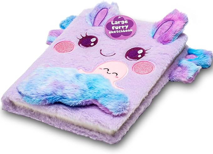 votum fuzzy sketch book: personalized artist sketchbook: sketching, drawing and creative doodling. notebook and sketchbook to draw and journal (axolotl)