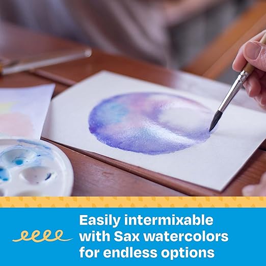 Sax Liquid Watercolors - 8 Ounces - Set of 10 - Assorted Colors