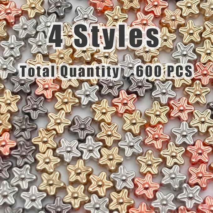 ZSFLZS 600pcs 6mm Flower Spacer Beads for Bracelets Making, Heishi Polymer Flat Disc Spacer Bead for Jewelry Making, Spacer Beads for Bracelets Clay Beads for Jewelry Making