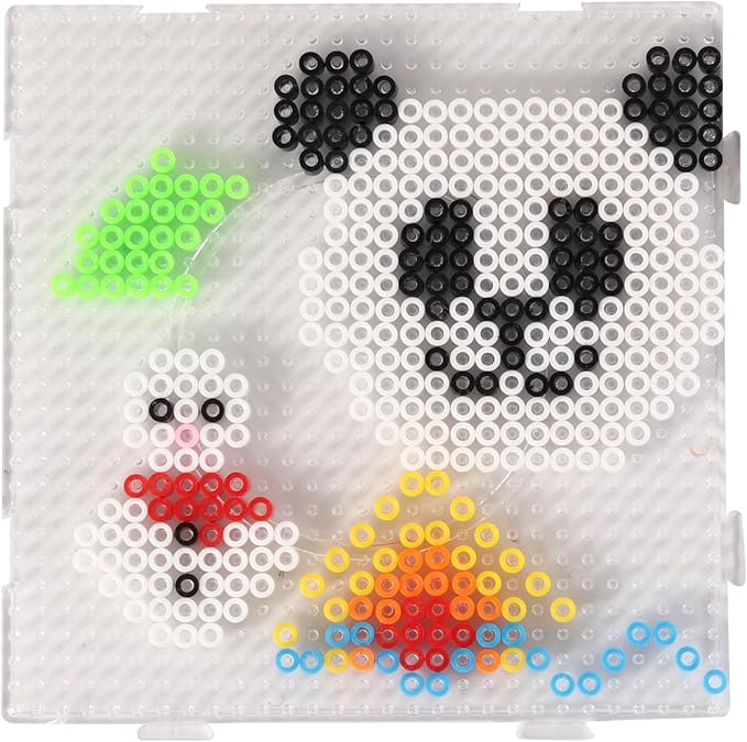 banchelle fuse beads melting beads refills for 5 mm fuse bead board, about 7000 pcs (yellow)