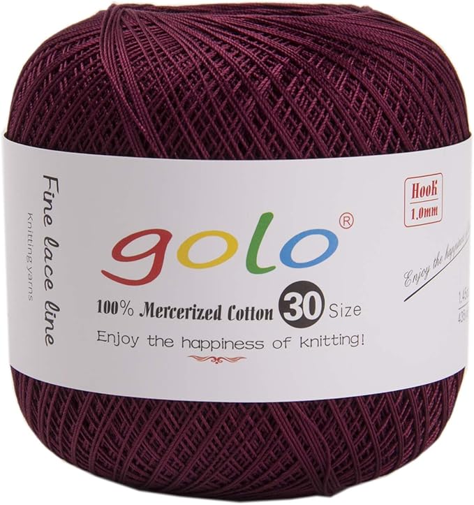 golo Crochet Thread Knitting Yarns for Hand Work Tatting Yarn 757