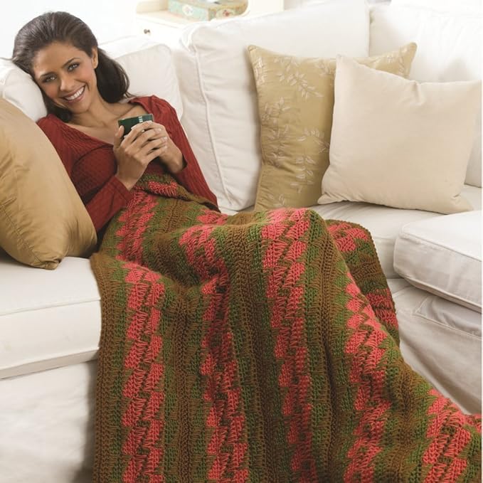 Caron Simply Soft Solids Yarn, 6oz, Gauge 4 Medium, 100% acrylic - Harvest Red - Machine Wash & Dry