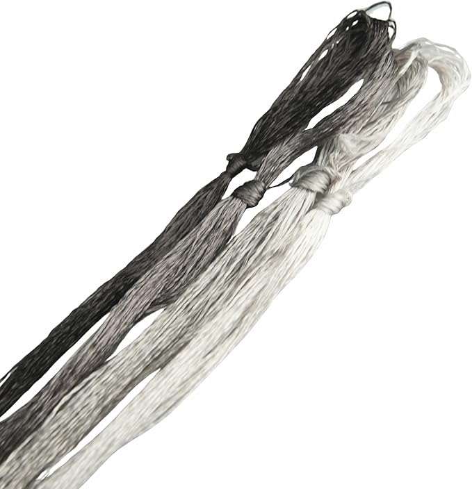4 Skeins Mulberry Silk Floss Embroidery Thread Floss-Cross Stitch Threads China Silk Woven Jewelry Threads DIY Sewing Kits (24)