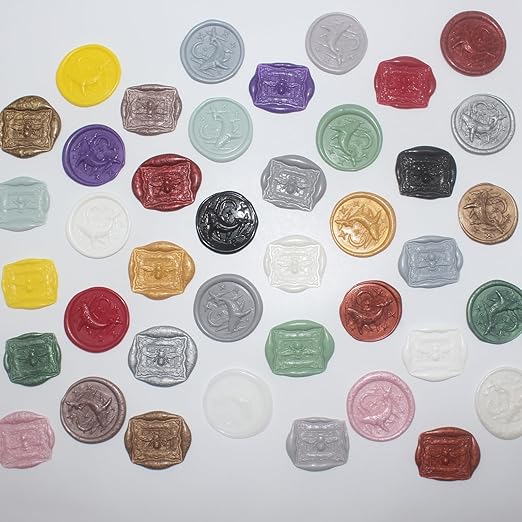 250pcs Wax Seal Beads Light Yellow, Andotopee Premium Sealing Wax Beads for Stamp Seals, Octagon Seal Stamp Pellets Refill Pack for Wedding Invitation, Letter Envelope, Scrapbook DIY Crafts