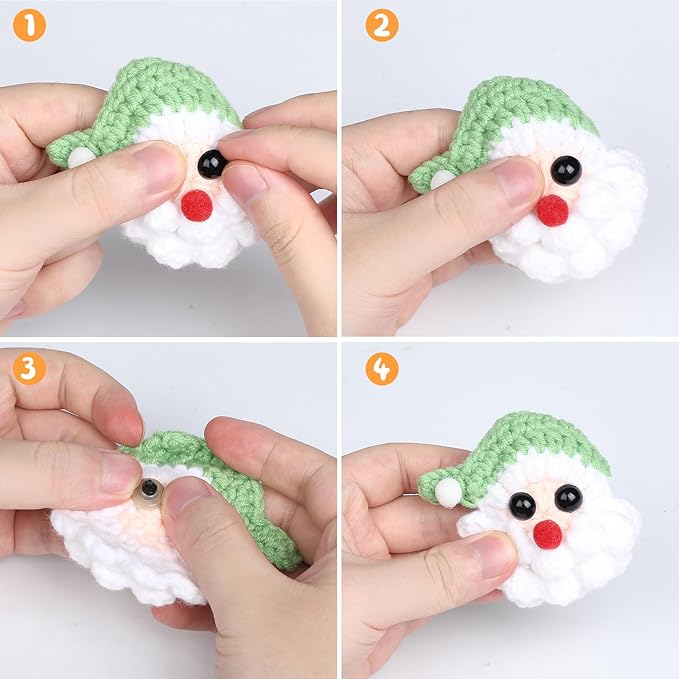 320Pcs 12mm Safety Eyes for Crocheting Amigurumi Craft Doll Eyes for Crochet Animals with Washers, Stuffed Animal Eyes for Plush Toy Bear Doll Making Supplies