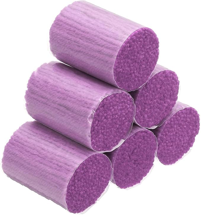 PATIKIL 15 Rolls Latch Hook Yarn, Latch Hook Kit Yarn Precut Hook Rugs Making Crochet Bundles for Latch Hook Rug Adults Beginners Tapestry DIY Craft, Purple