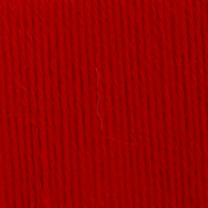 Patons Kroy Socks Yarn - (1) Gauge - 1.75 oz - Red - For Crochet, Knitting & Crafting