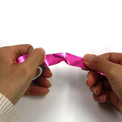 Metallic Washi Tape - Hot Pink, 0.59in x 33FT - Self-Adhesive, Mirror & Wall Decor
