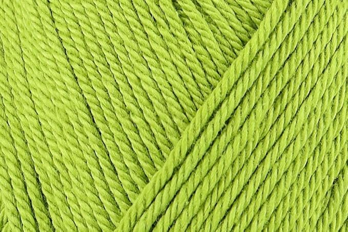 4 Skein/Pack Schachenmayr (SMC) Catania Originals Yarn, Each Ball 1.76 Oz (50gr) / 136 Yards (125 m), 100% Mercerized Cotton for Knitting and Crochet Yarn, Sport Weight, 205 - Apple