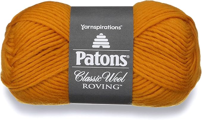 Patons Classic Wool Yellow Yarn - 5 Pack of 3.5oz/100g - Wool - 5 Bulky - 120 Yards - Knitting/Crochet