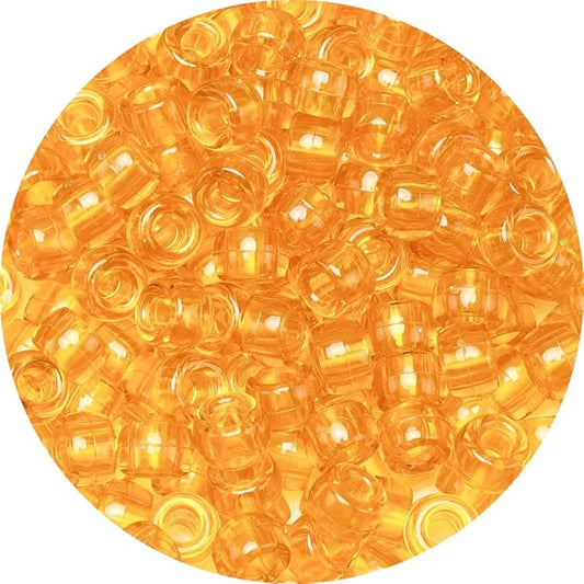 eppingwin beads and bead assortments (1000 pony beads-yellow transparent)…