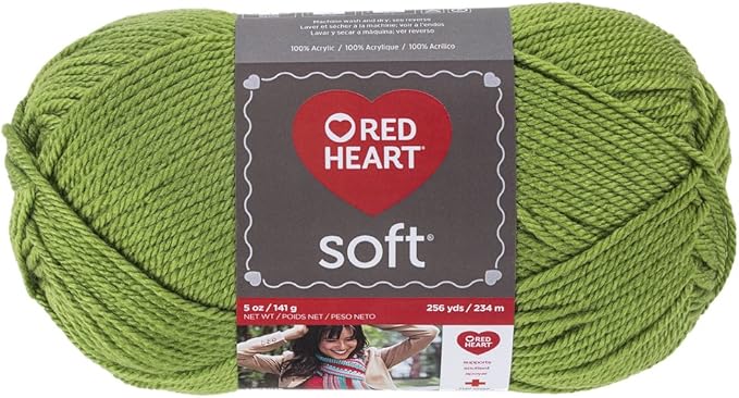 Red Heart Soft Yarn, Guacamole