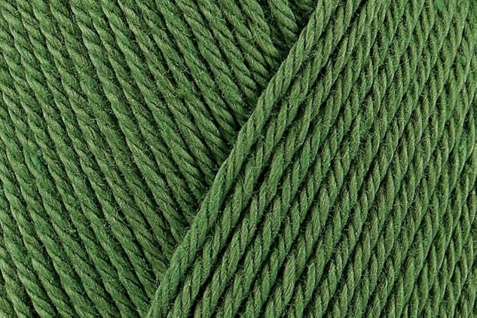 3 Skein/Pack Schachenmayr (SMC) Catania Originals Yarn, Each Ball 1.76 Oz (50gr) / 136 Yards (125 m), 100% Mercerized Cotton for Knitting and Crochet Yarn, Sport Weight, 212 - Khaki