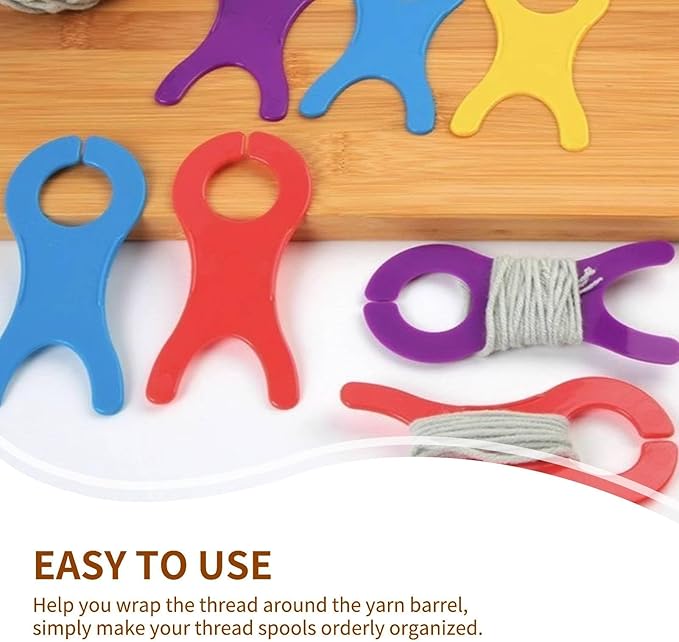 50PCS Yarn Bobbins for Crochet, Embroidery Floss Bobbins Embroidery Thread Holder Cross Stitch Thread Organizer for Knitting Cross Stitch Embroidery Craft Sewing Supplies, 4.13 X 1.97 in