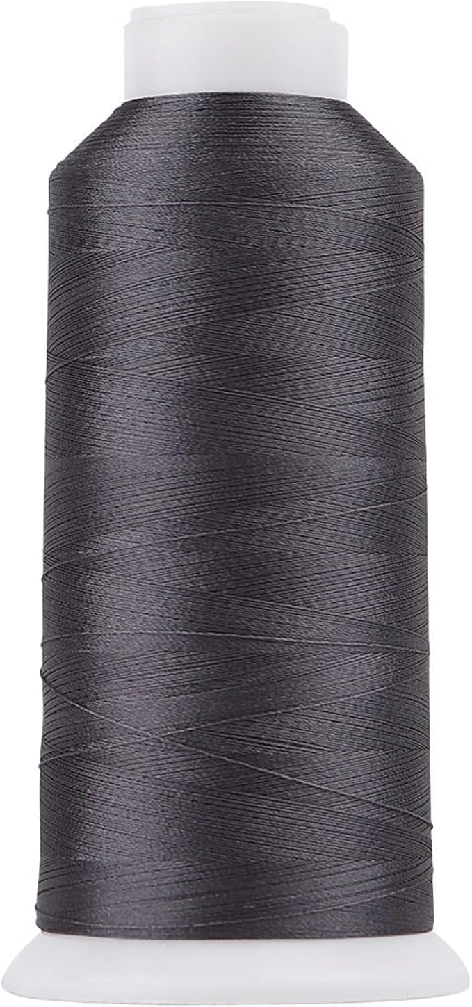 High Tenacity Polyester Embroidery Machine Thread 40WT(120D/2) 4000M Per Spool for Commercial and Domestic Embroidery Machine (Granite-1619)