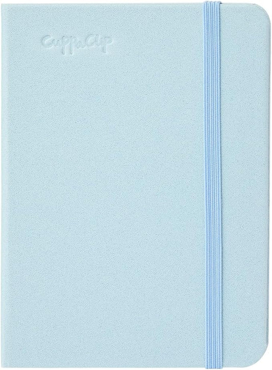 CuppaClip Watercolor Journal 300GSM Fine Grain Art Supplies for Adults Kids Watercolor Pad Wet Media Painting Wood Pulp Paper (Blue, 4.1x5.7in)