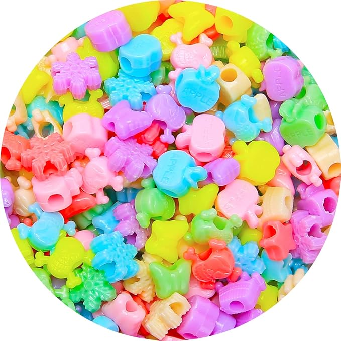 eppingwin 1/2 pounds shaped pony beads