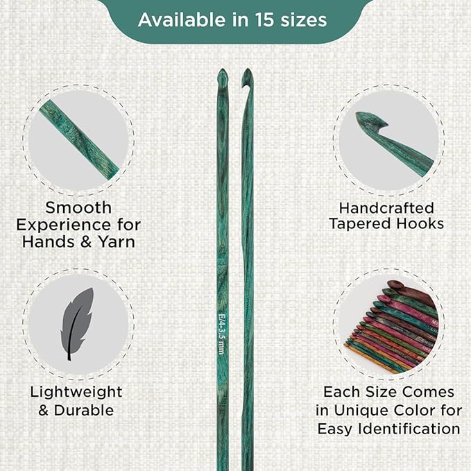 KnitPro Dreamz Single-Ended Crochet Hook | US Size E (3.5mm)