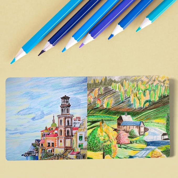 Mifuner Dark Red Hardcover Sketchbook Square Hardbound Sketch Journal 4.7 x 4.7 Inch 42 Sheets Art Book 250GSM Ultra Smooth Paper Ideal for Pencils,Water Color Pen,Marker Pen