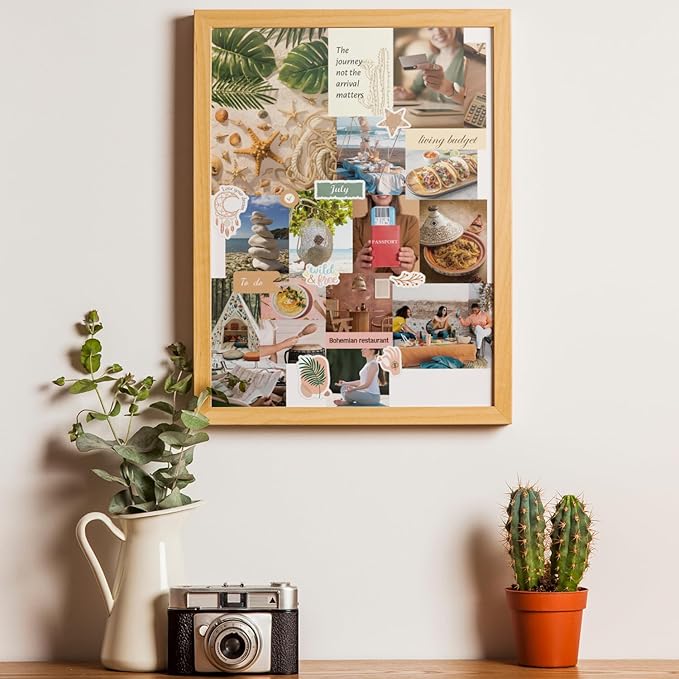 ANERZA 1100+ Vision Board Book, Vision Board Supplies for Women, Vision Board Clip Art Book, Vision Board Pictures and Quotes, Scrapbook Kit and Collage Book Magazines, Inspire and Create Life Goals