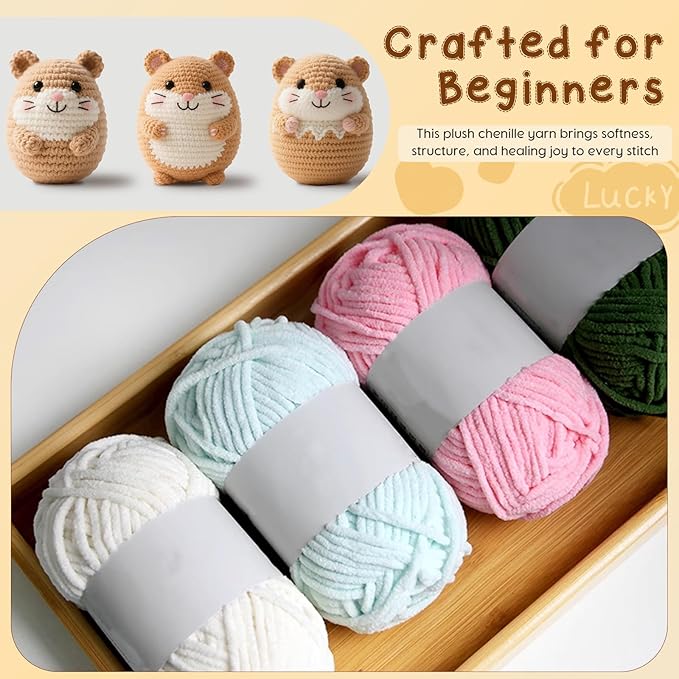 SIMEIQI 6 Pack of 1.76oz Chenille Yarn for Crocheting,60yards Soft Fluffy Velvet Yarn, Ideal Crochet for DIY Baby Blankets Toys Scarves Throw Pillows Hats Cushions(Sapphire Blue)