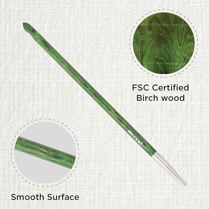 KnitPro Dreamz Afghan/Tunisian Crochet Hook | US Size I (5.5mm)