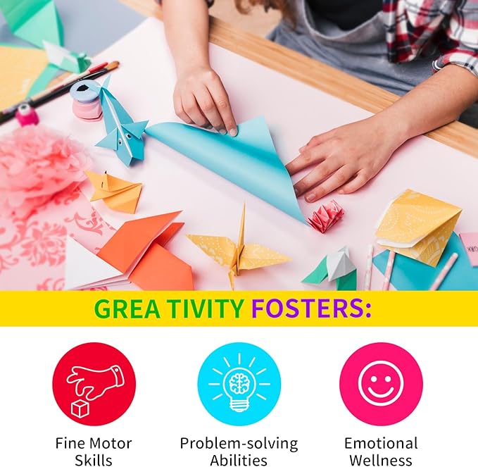 Itopstar Crafts for Kids -3000pcs+ Art Supplies Kids Art Supplies Great for School, Homeschool and Kindergarten DIY Crafting Projects-Giant Craft Box for Supplies