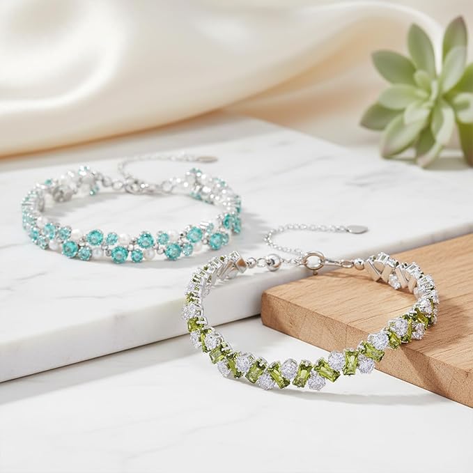 Cikuco Jewelry Making Kit,Crafts Kits for Adults, Jewelry Making Supplies Kit,Rhinestone Bracelet for Women,Tennis Bracelets for Women,Jewelry Making Kit for Girls,Gift Crafts for Kids,Gifts for Girl