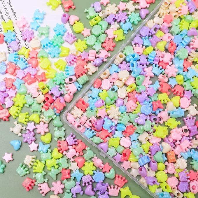 eppingwin 1/2 pounds shaped pony beads