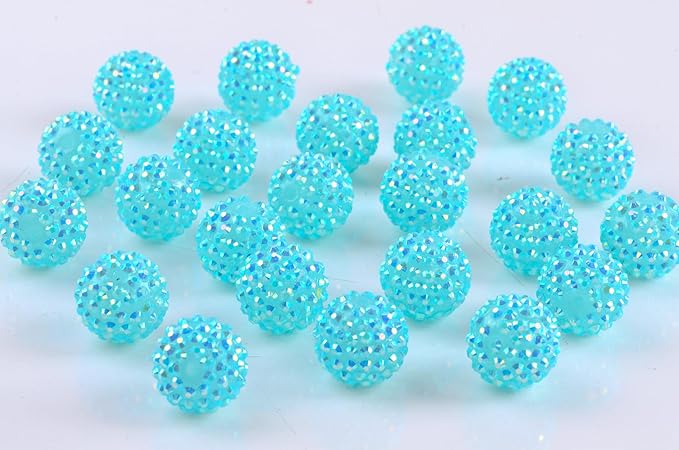 20mm Rhinestone Beads for Pens 20pcs Beaded Pens Beads Bling Glitter Suger Bugglegum Beads Large Balls Crystal Pen Beads for DIY Pens Keychain Making Suppliers Bulk