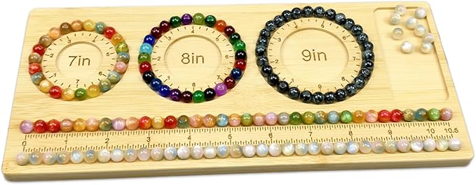 Petoysoso Bead Boards for Jewelry Making, Bamboo Beading Board for Jewelry Bracelet, Bracelet Bead Board,Bead Tray,Beading & Jewelry Making Supplies